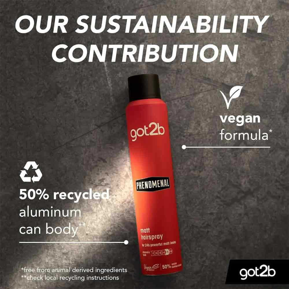Schwarzkopf Got2b Phenomenal Finishing Hairspray 200ml - Image 4