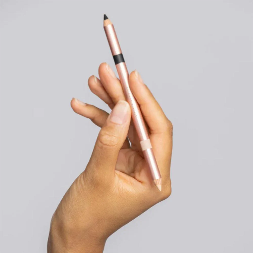 Sculpted by Aimeee Brighten & Define Eyeliner Duo Black/Nude - Image 3