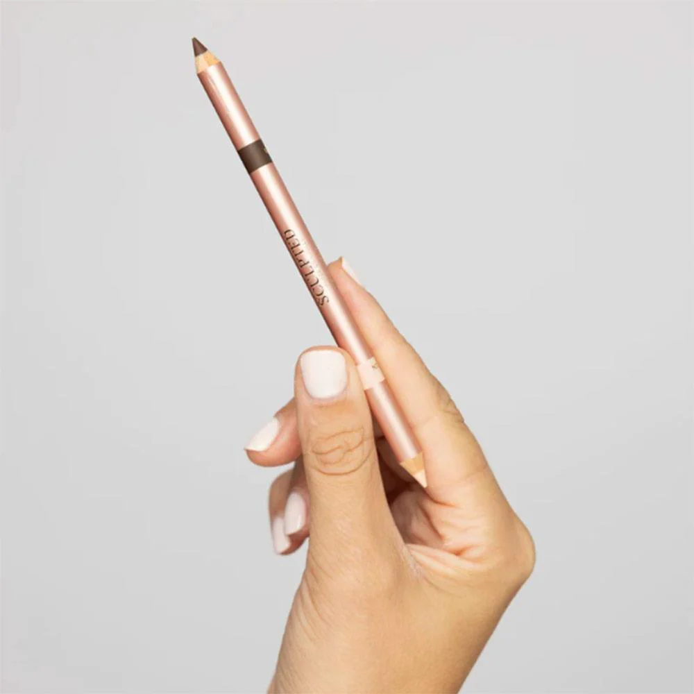 Sculpted by Aimeee Brighten & Define Eyeliner Duo Brown/Nude - Image 2