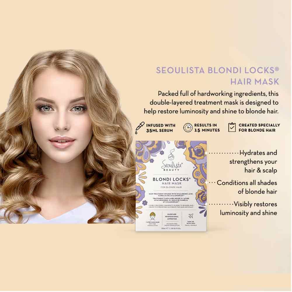 Seoulista Beauty Blondi Locks Hair Mask For Blonde Hair - Image 3