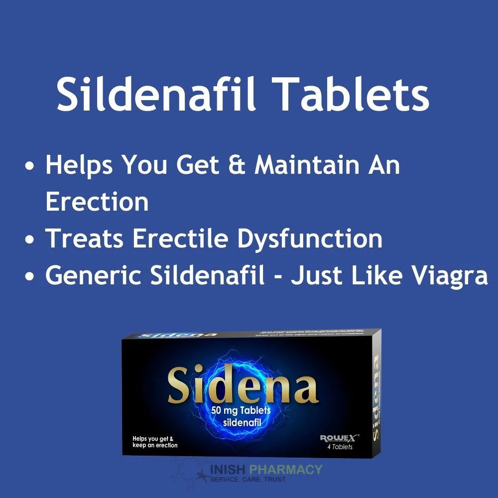 Sidena 50mg Sildenafil Tablets 8 Pack - Image 4