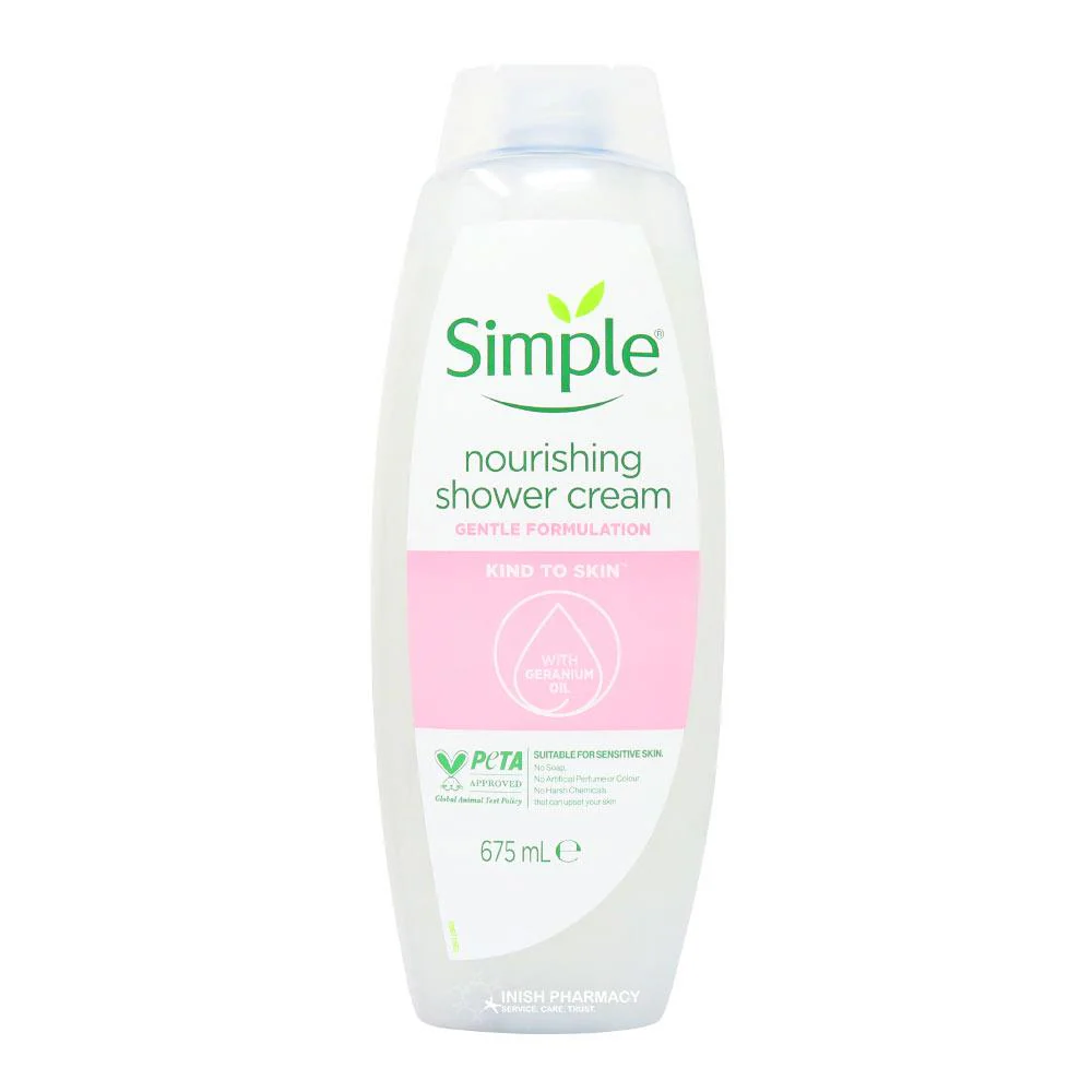 Simple Kind to Skin Nourishing Shower Gel 675ml