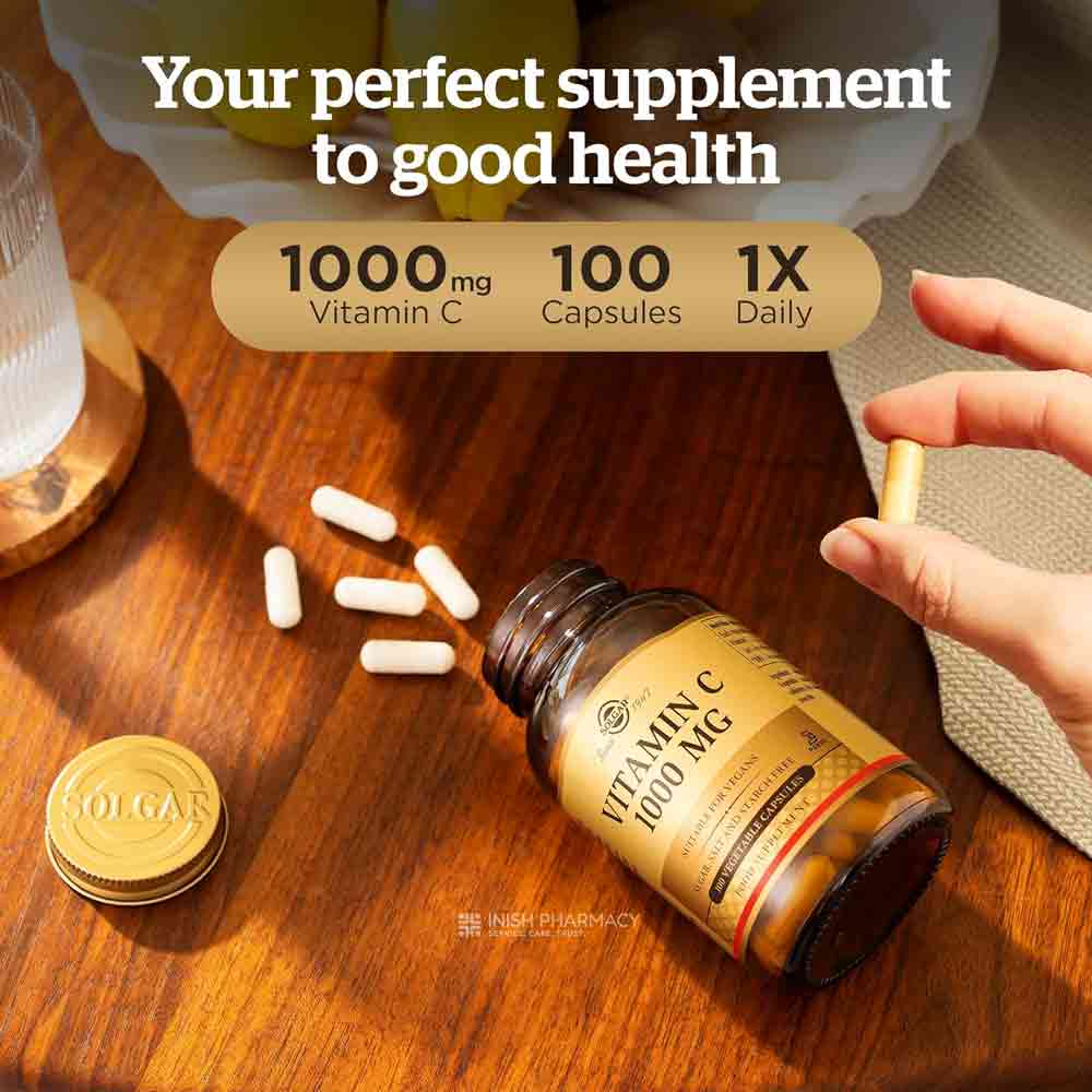 Solgar Vitamin C 1000 MG 100 Capsules - Image 4