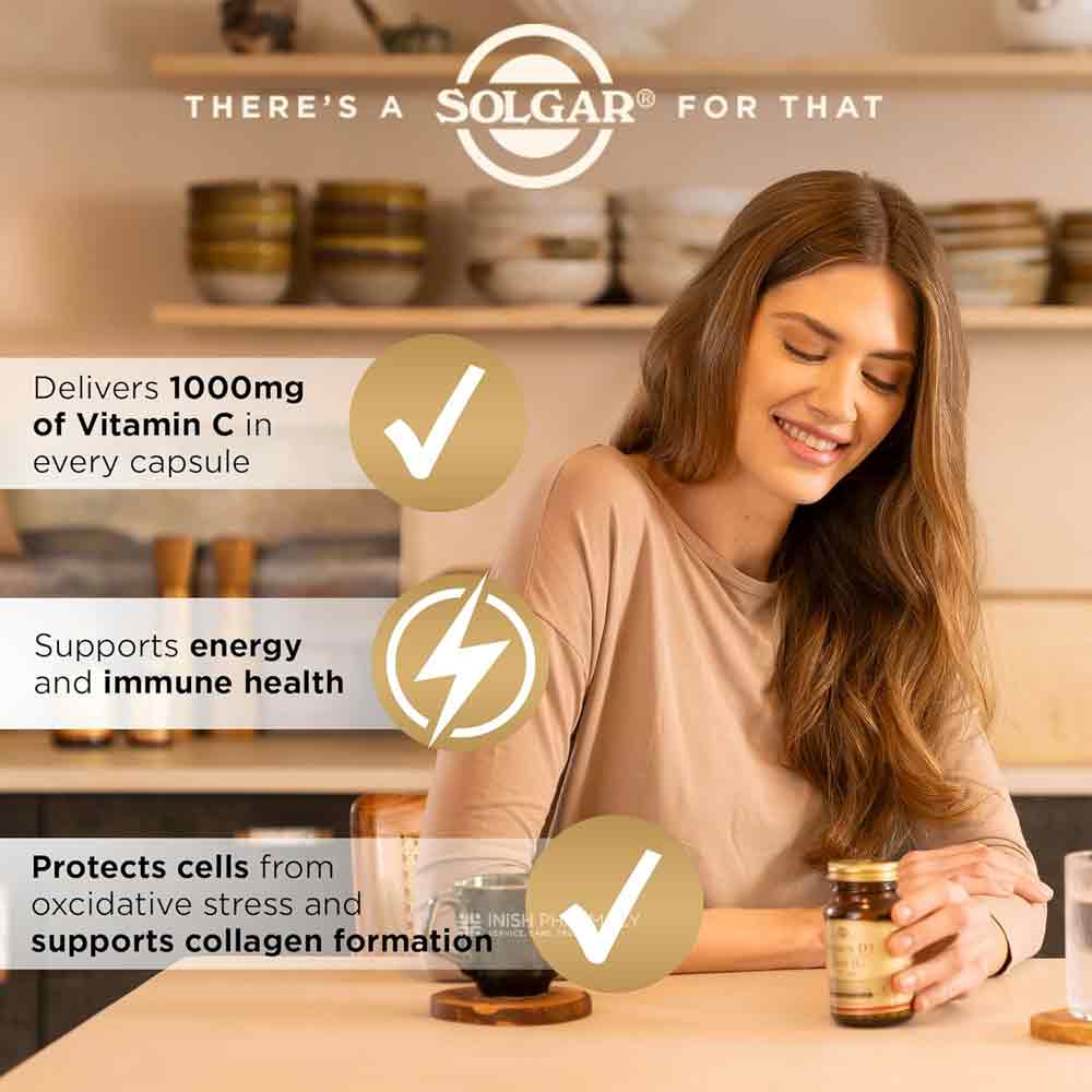 Solgar Vitamin C 1000 MG 100 Capsules - Image 6