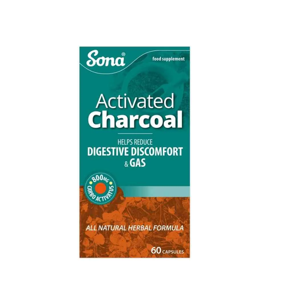 Sona Activated Charcoal 60 Capsules