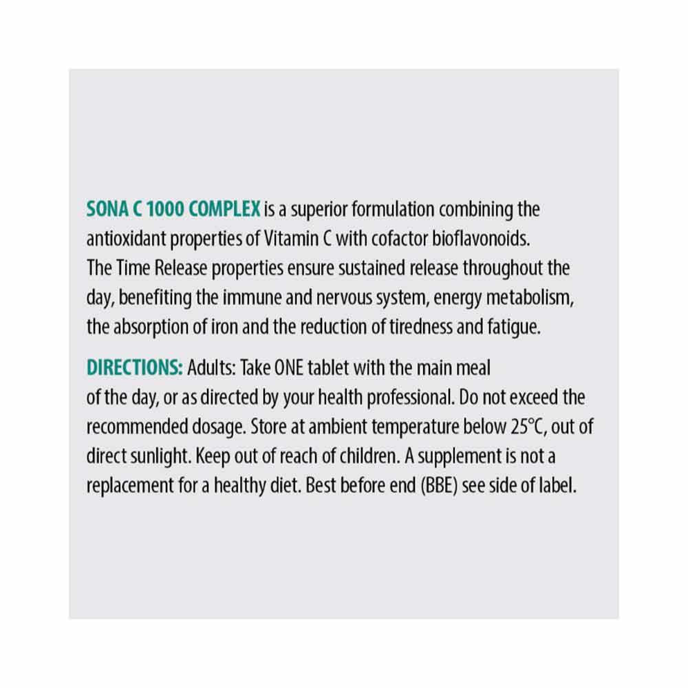 Sona C 1000 Complex 90 Tablets - Image 4
