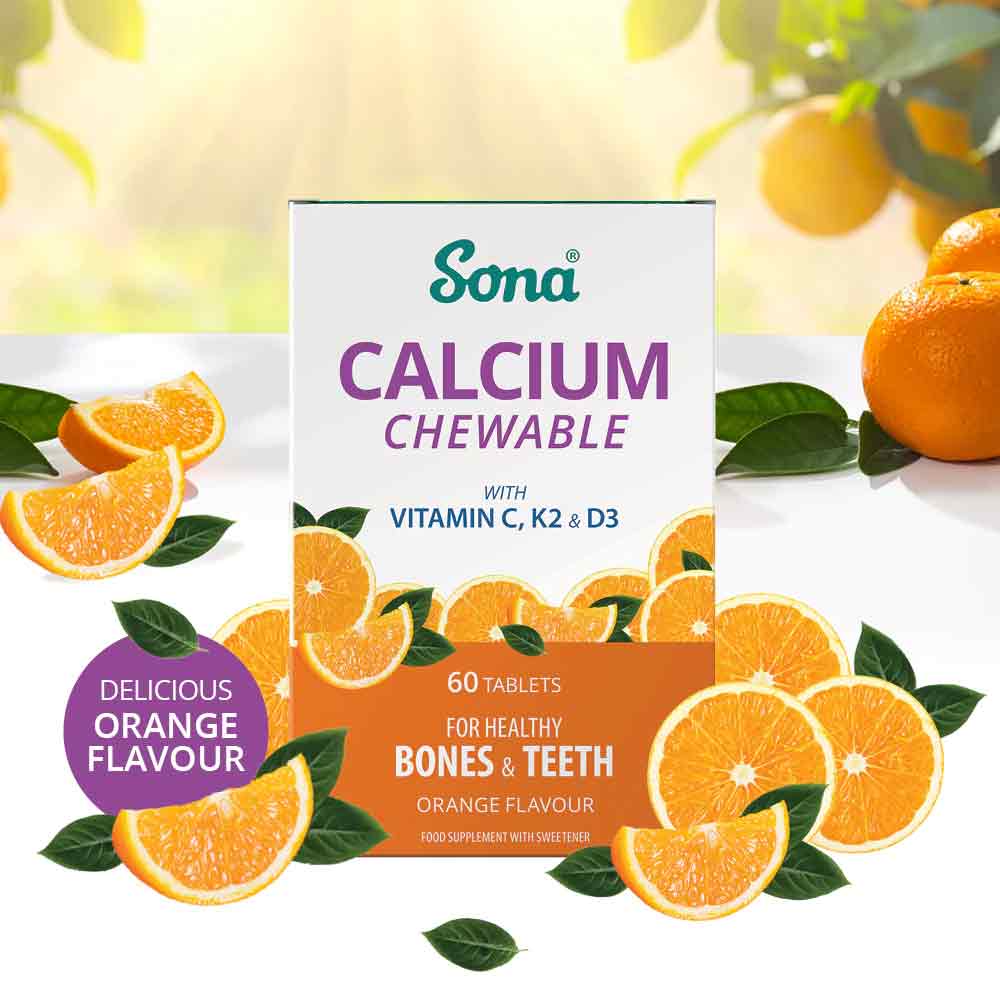 Sona Calcium 60 Chewable Tablets - Image 2