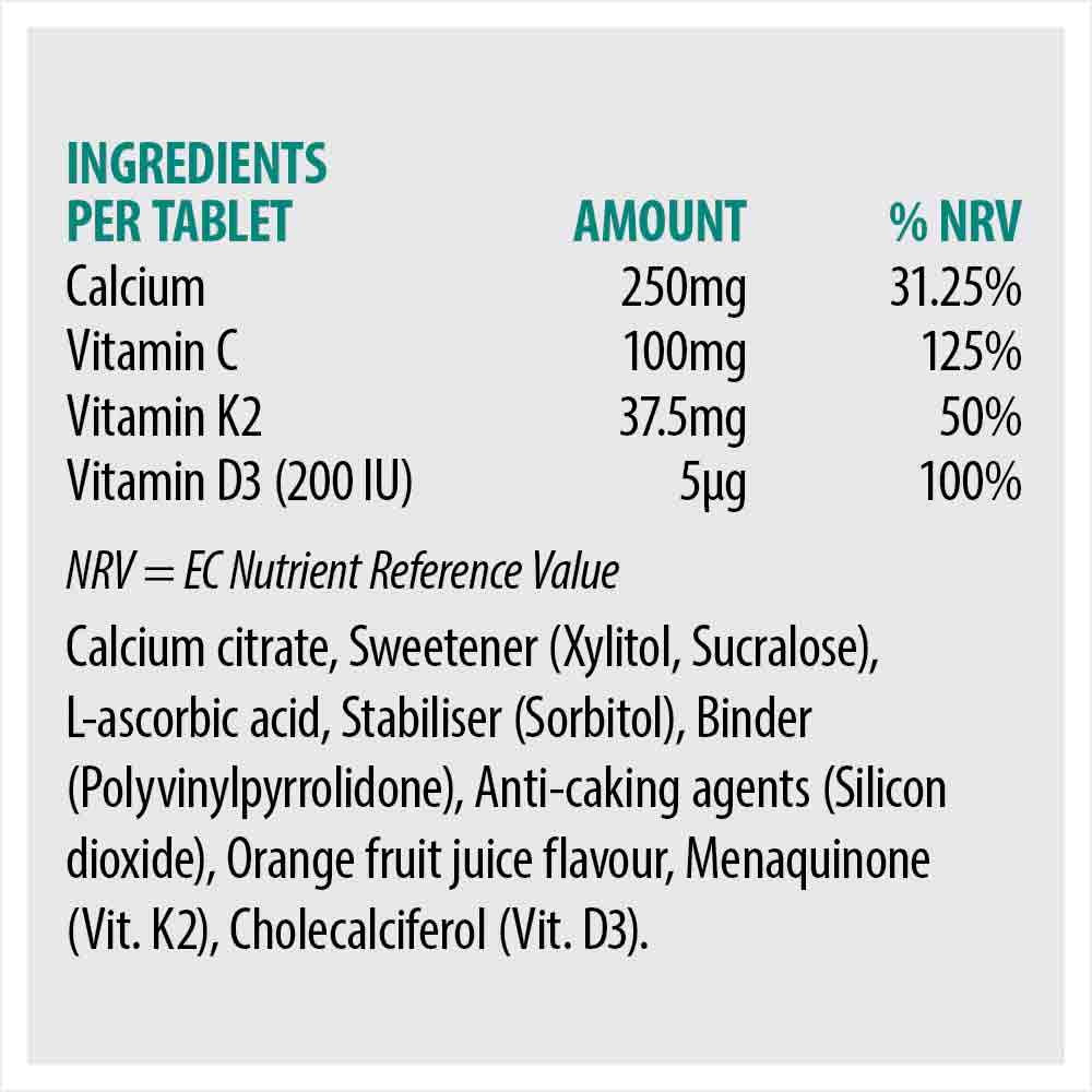 Sona Calcium 60 Chewable Tablets - Image 3