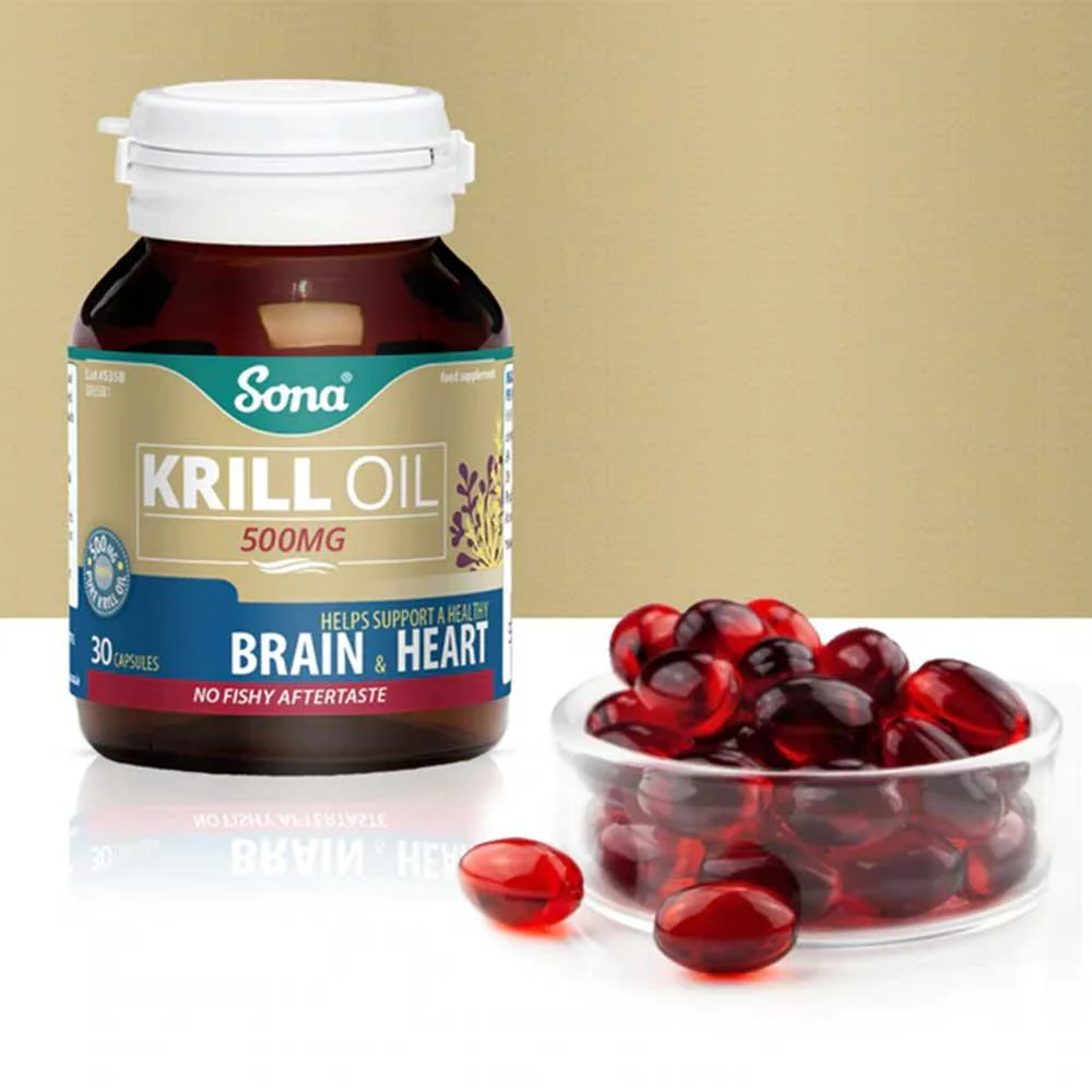 Sona Krill Oil 500mg 30 Capsules - Image 2