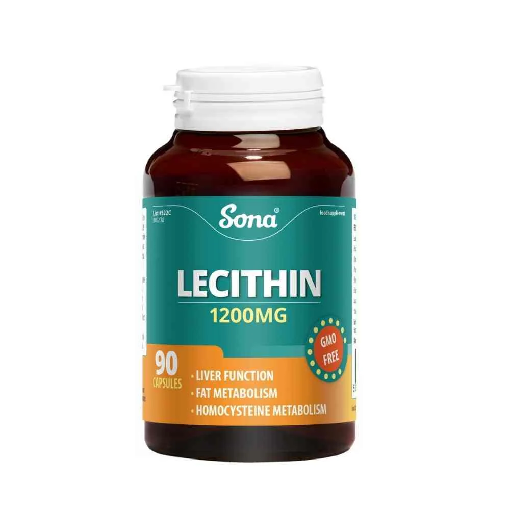 Sona Lecithin 1200mg 90 Capsules
