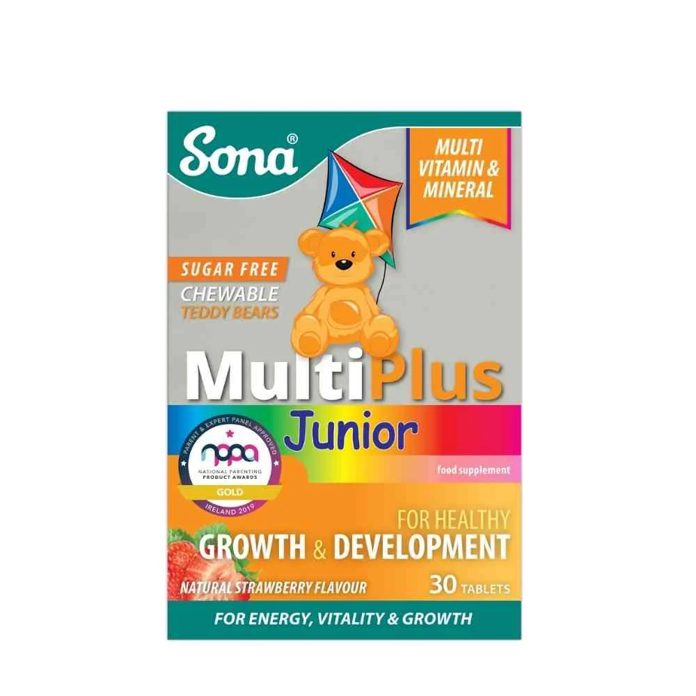 Sona MultiPlus Junior Chewable 30 Tablets