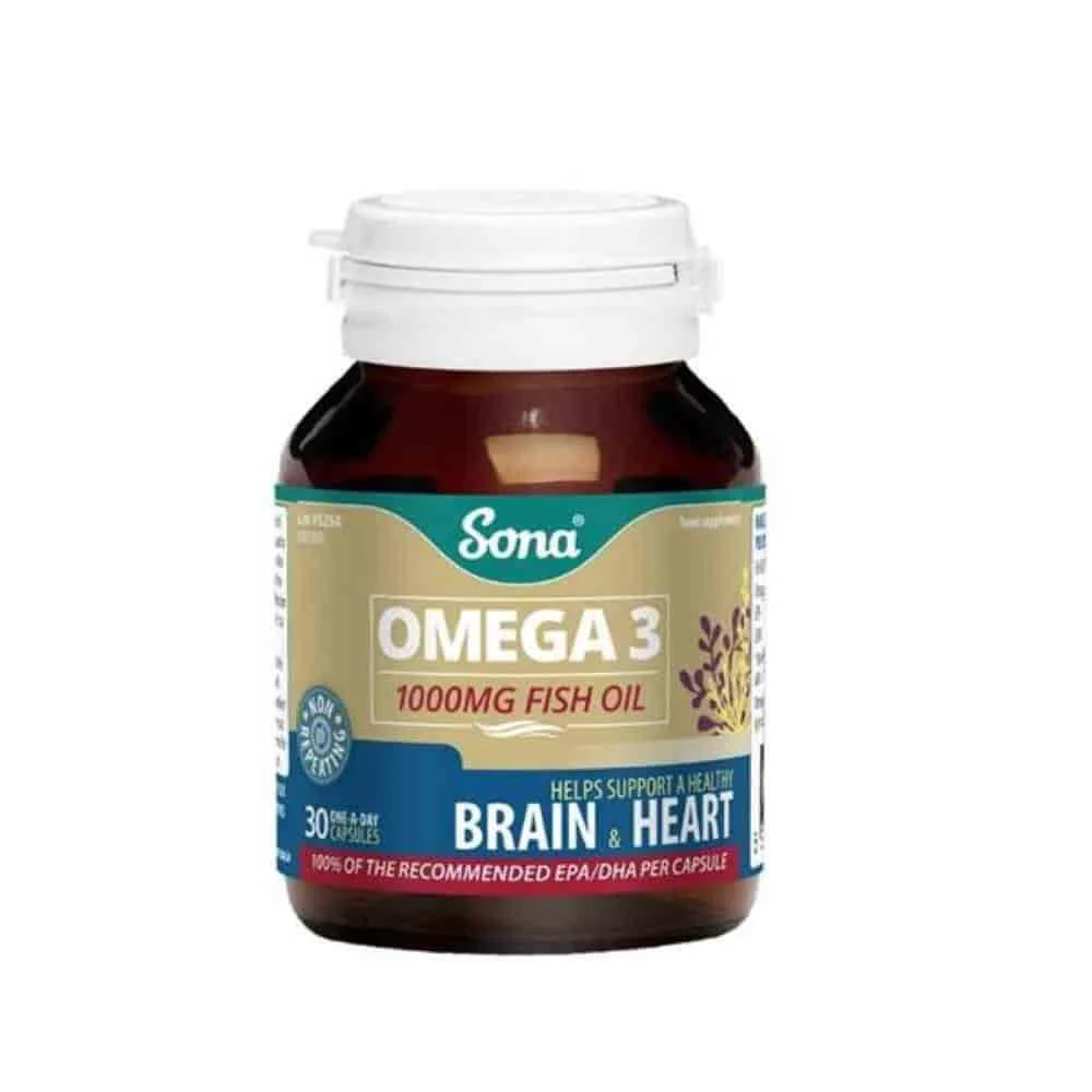 Sona Omega 3 1000mg Fish Oil - Image 2