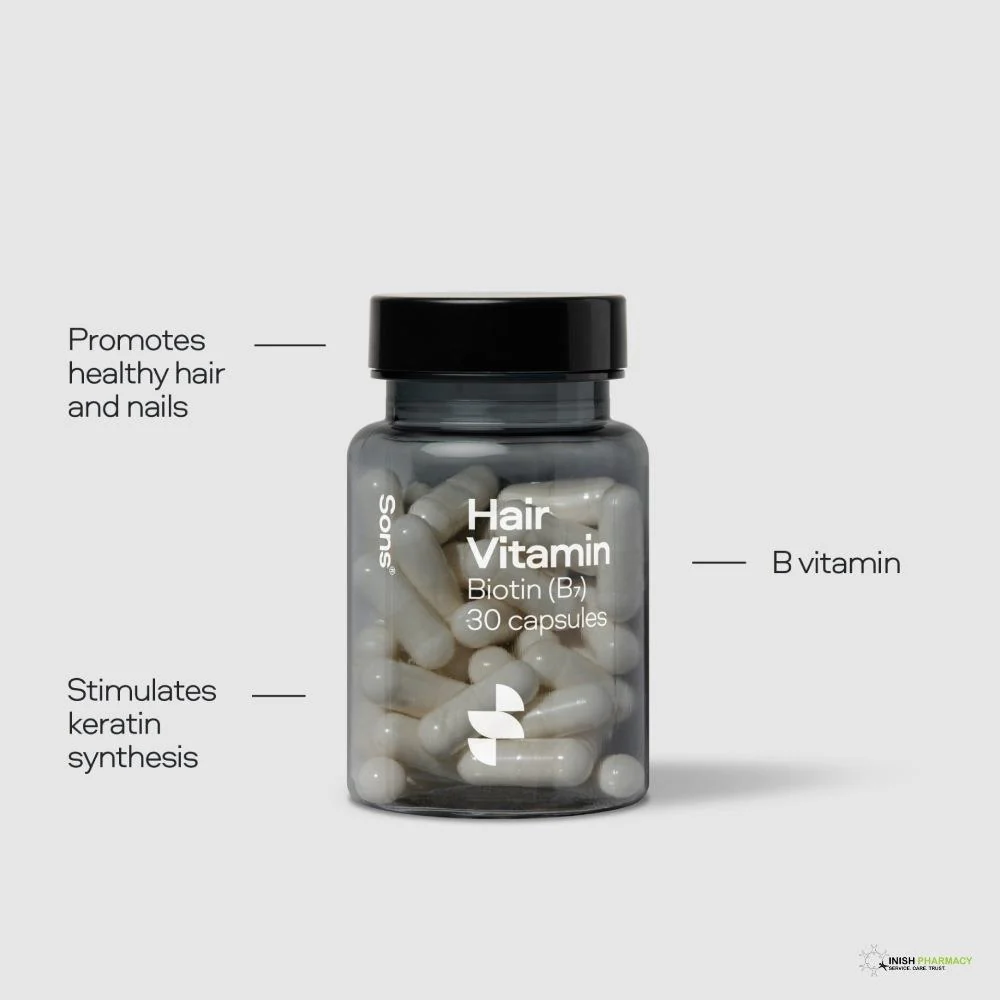 Sons Biotin Hair Vitamin 30 Capsules - Image 2