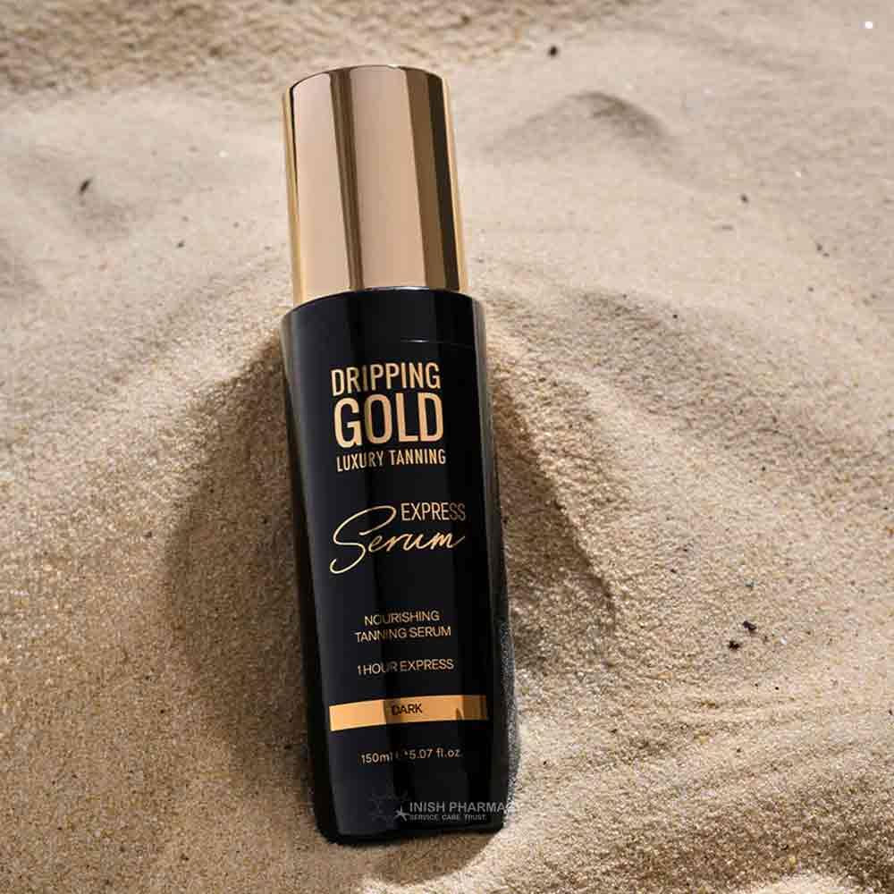 SOSU Dripping Gold Luxury Tanning Express Serum Dark 150ml - Image 2