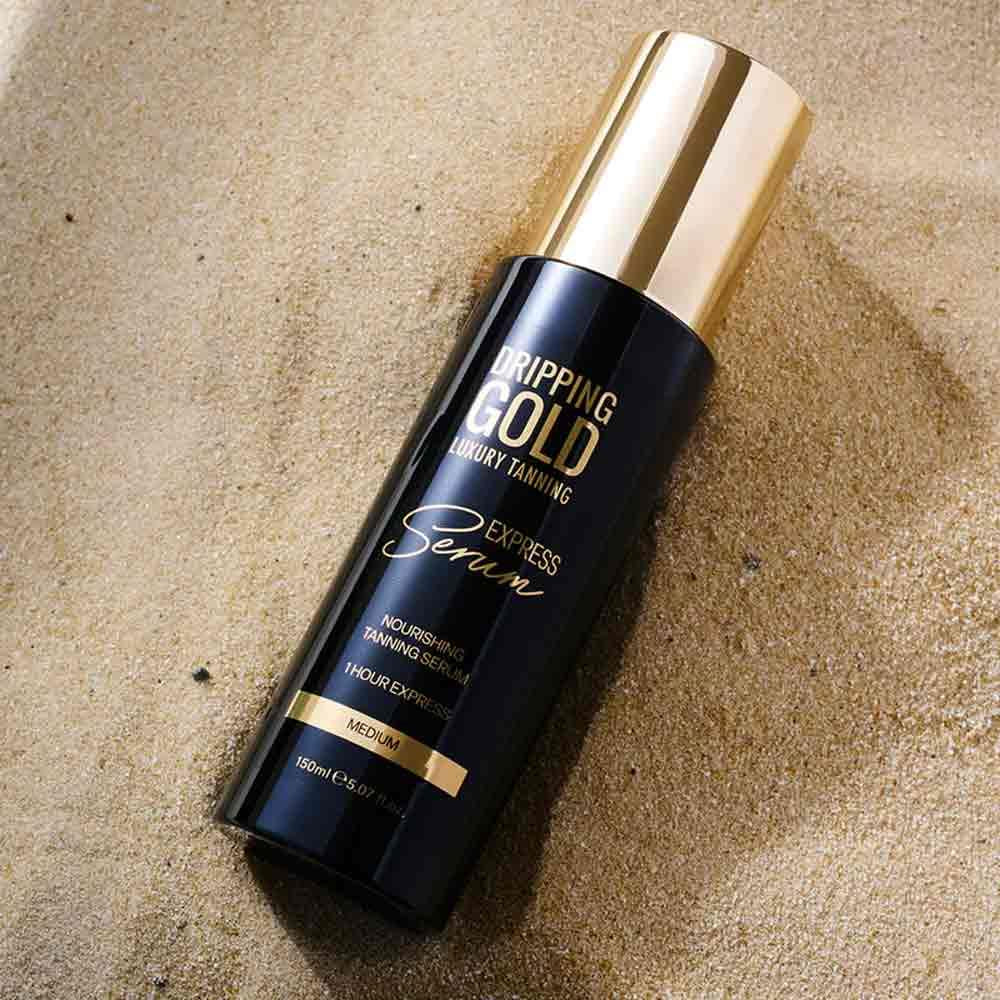 SOSU Dripping Gold Luxury Tanning Express Serum Medium 150ml - Image 2