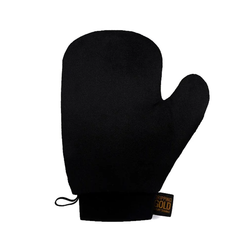 SOSU Dripping Gold Luxury Velvet Tanning Mitt