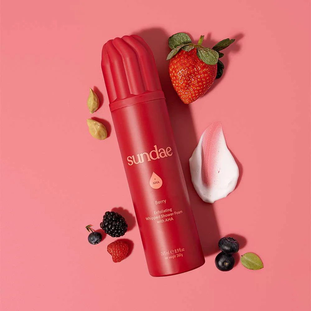 Sundae Whipped Shower Foam Berry 265ml - Image 5