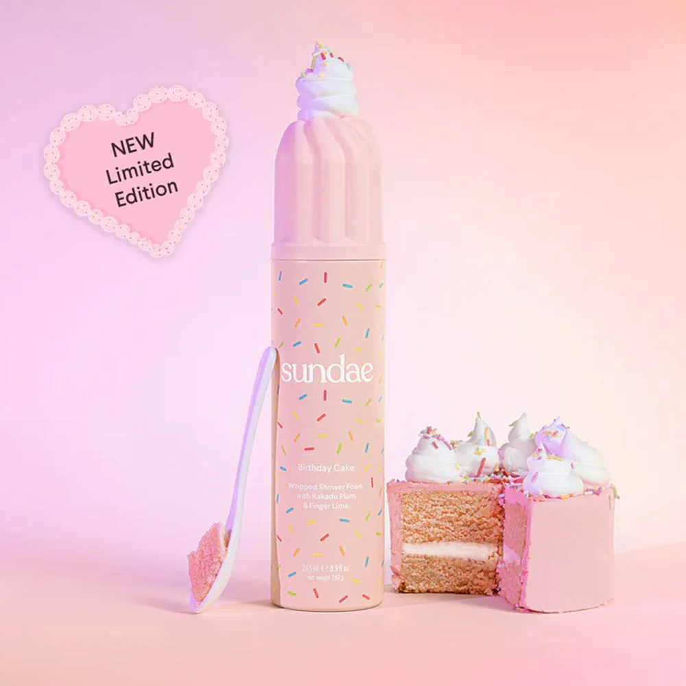 Sundae Whipped Shower Foam Birthday Cake 265ml - Image 3