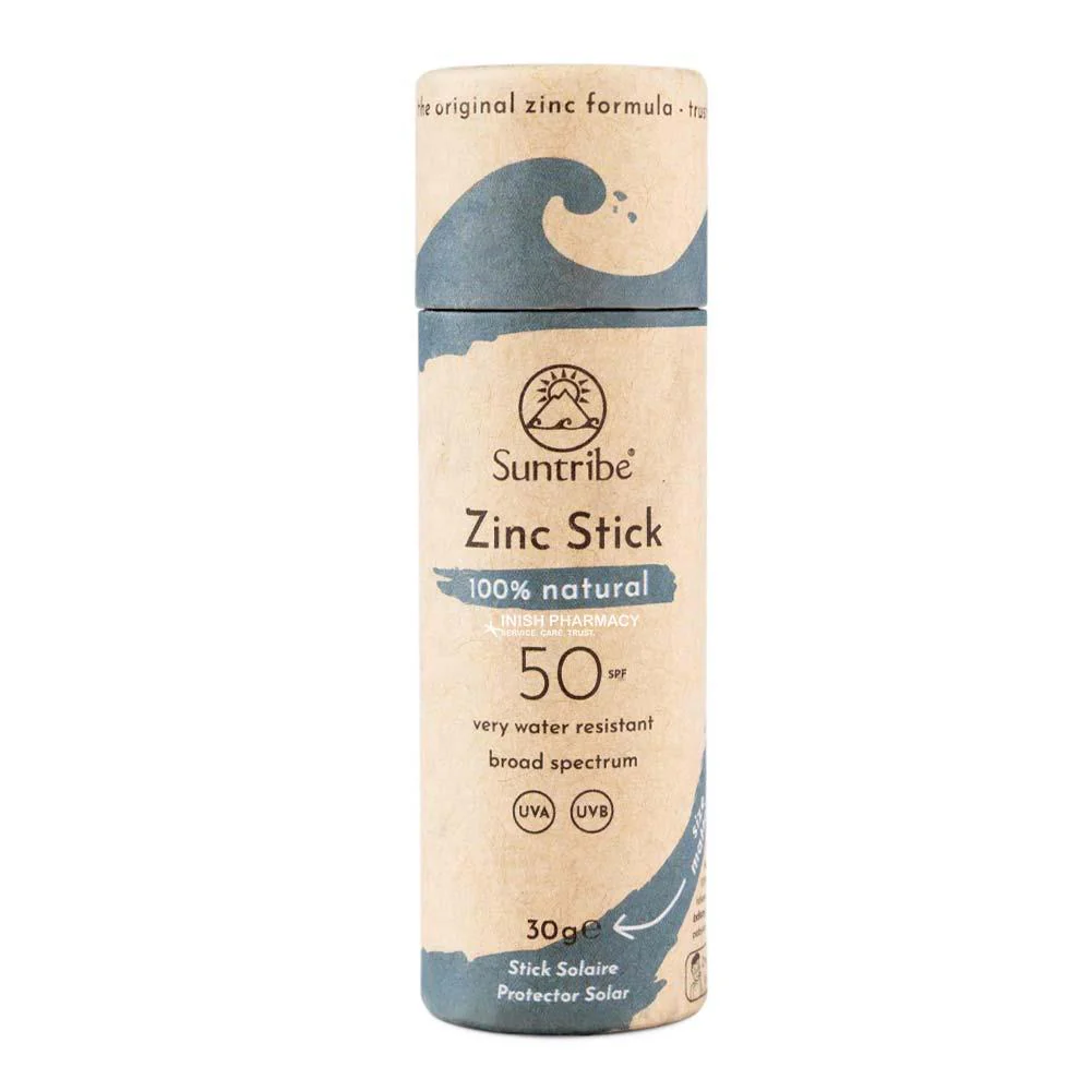 Suntribe Zinc Stick 100% Natural SPF50 - Ocean Blue - Image 5