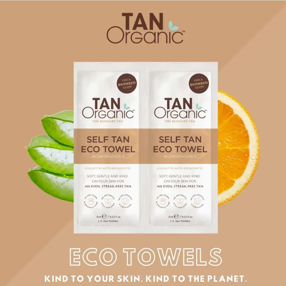 TanOrganic Self Tan Eco Towel - Image 2