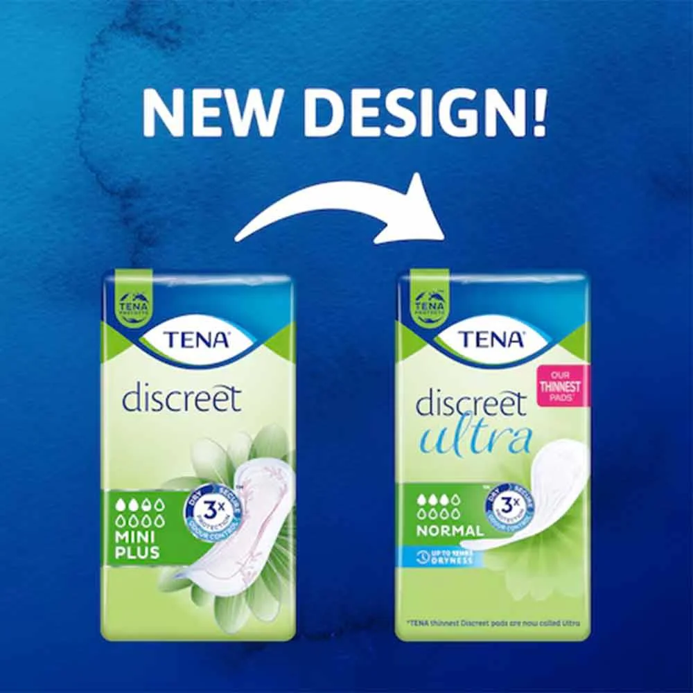 Tena Discreet Ultra Normal Pads 16 Pack - Image 7
