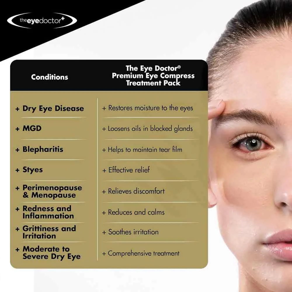 The Eye Doctor Hot & Cold Antibacterial Eye Compress Treatment Pack - Image 4