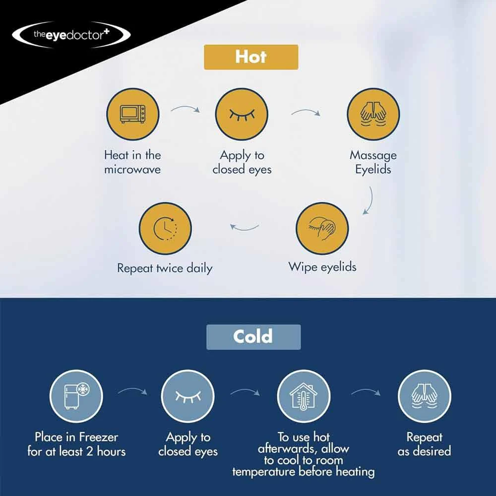 The Eye Doctor Hot & Cold Antibacterial Eye Compress Treatment Pack - Image 5