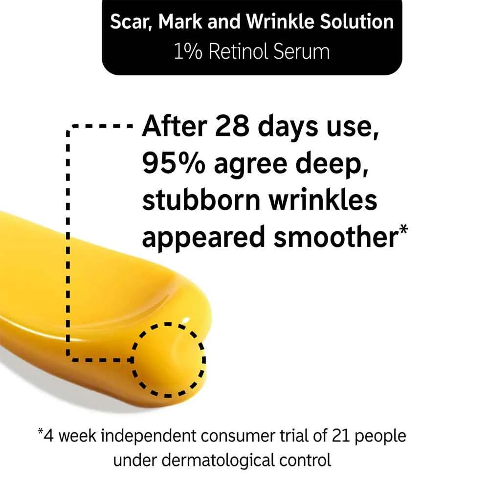 The Inkey List Super Solutions Scar Mark & Wrinkle Solution 1% Retinol 30ml - Image 4