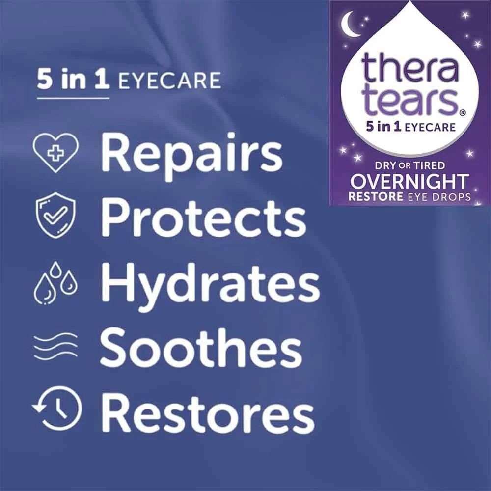 Thera Tears Overnight Restore Eye Drops 10ml - Image 3