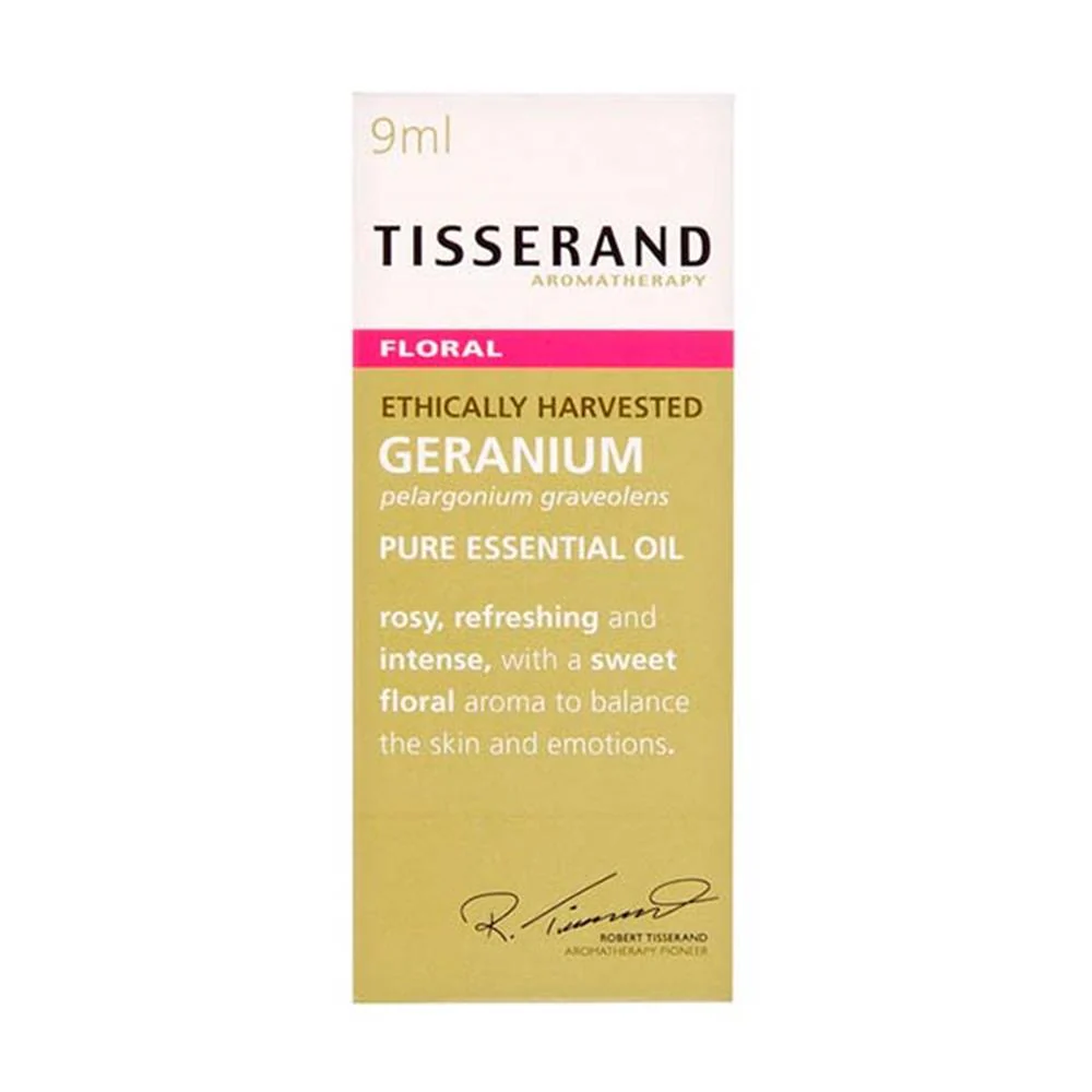 Tisserand Geranium Pure Essential Oil 9ml
