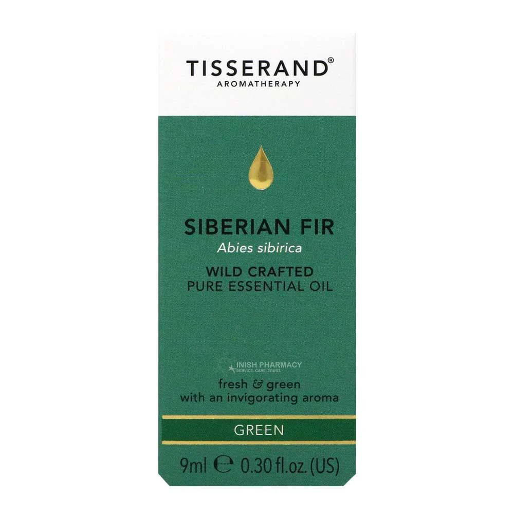 Tisserand Siberian Fir Pure Essential Oil Green 9ml