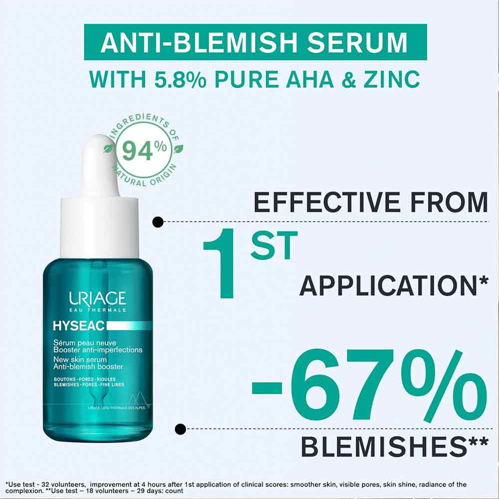 Uriage Hyseac Anti-Blemish New Skin Serum 30ml - Image 2