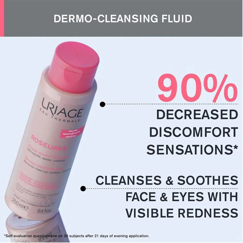 Uriage Roseliane Dermo Cleansing Fluid 250ml - Image 2