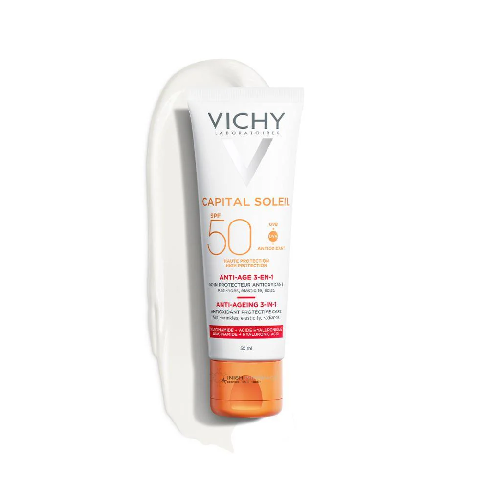 Vichy Capital Soleil Anti-Ageing 3-in-1 Daily Antioxidant Cream 50ml - Image 4