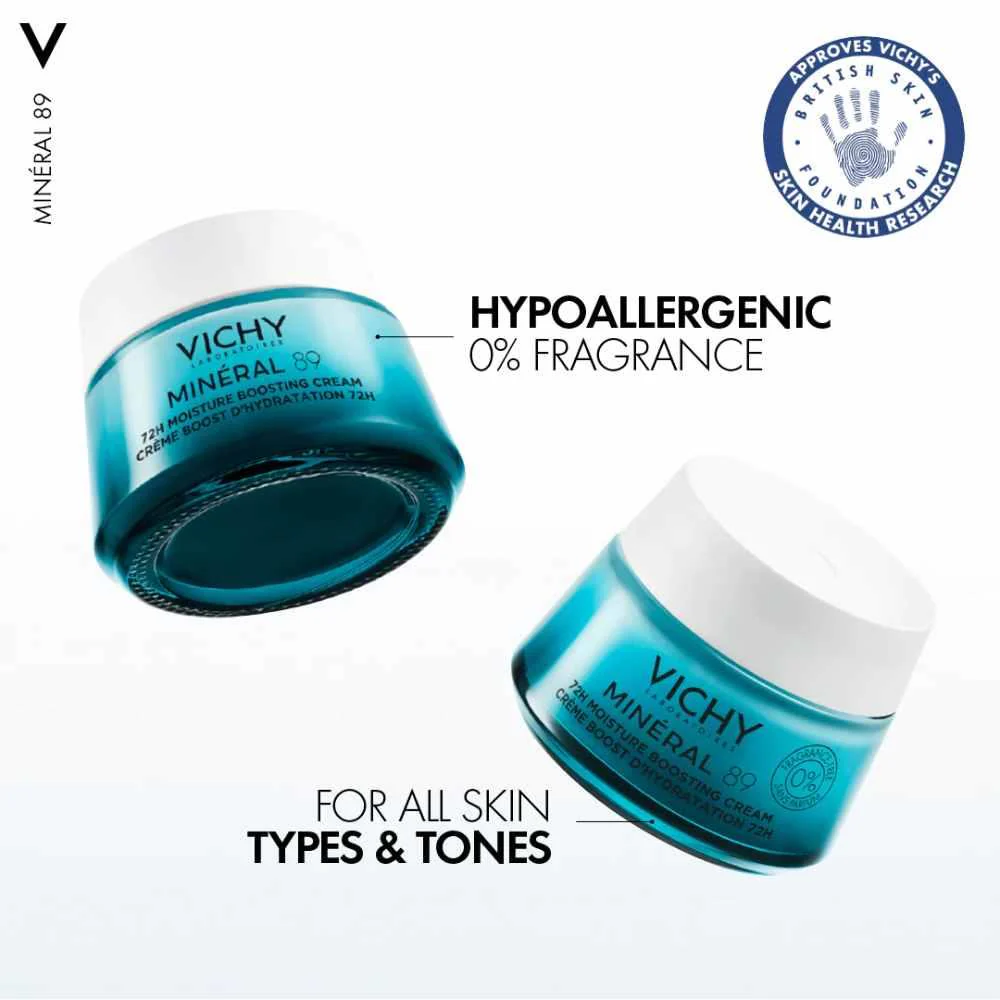 Vichy Mineral 89 Moisture Boosting 72 Hour Cream 50ml - Image 3