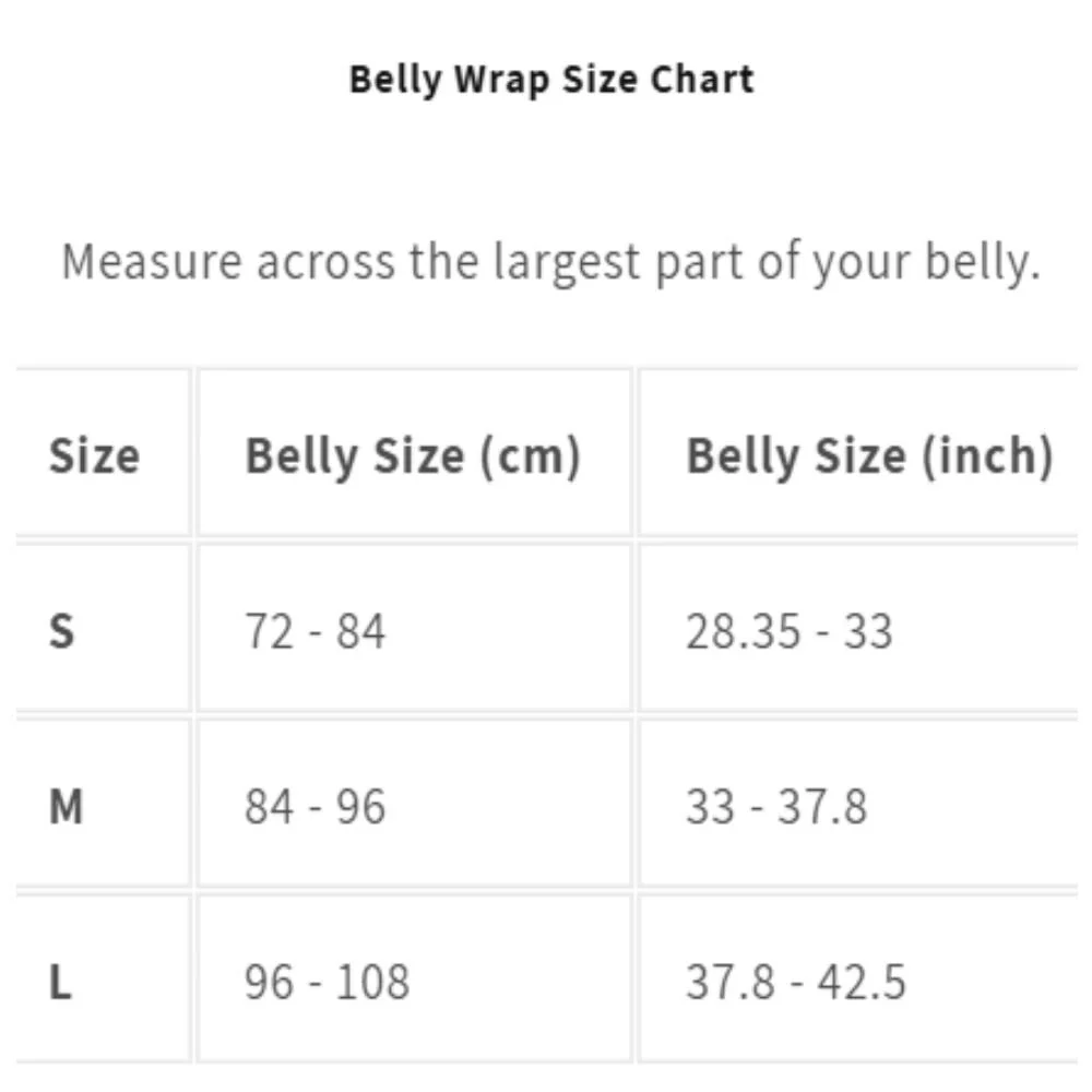 VivaBella Postnatal Belly Wrap - Black - Image 6
