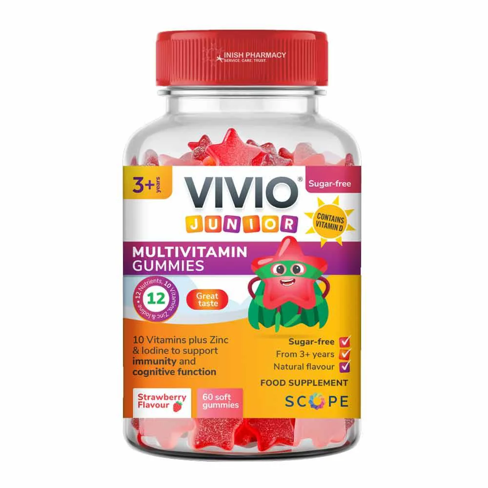 Vivio Junior Multivitamin Gummies 60 Pack
