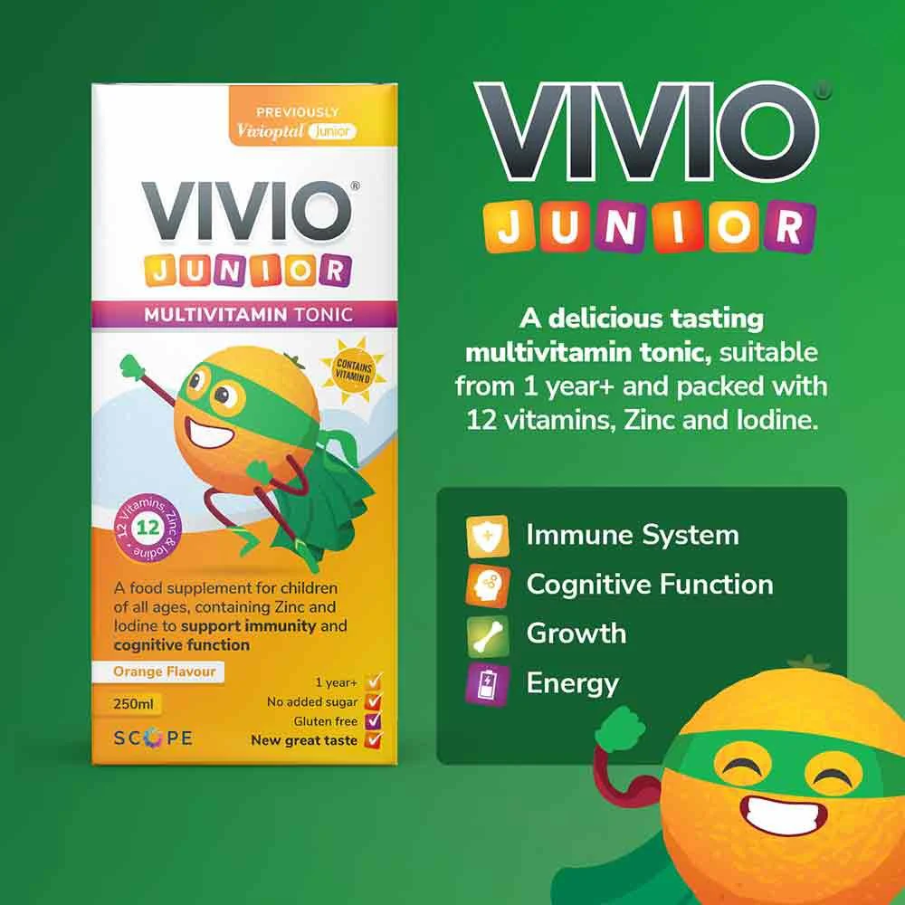Vivio Junior Multivitamin Tonic 250ml - Image 3