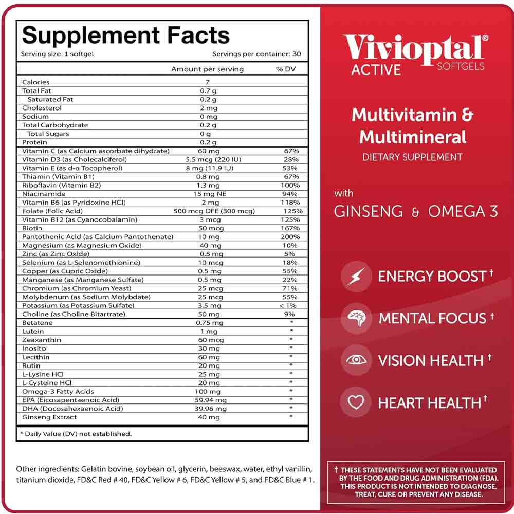 Vivioptal Active Food Supplement - Image 4