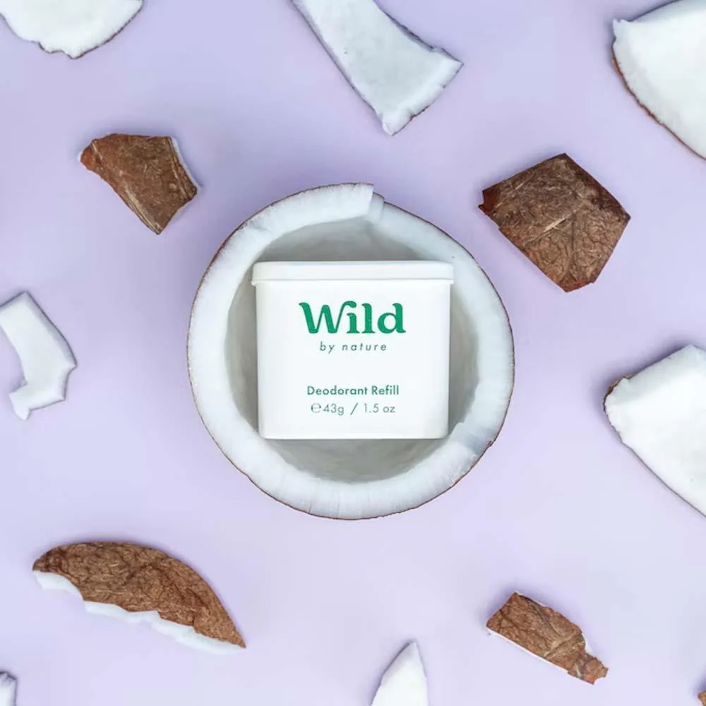 Wild Natural Deodorant Coconut & Vanilla Refill - Image 3