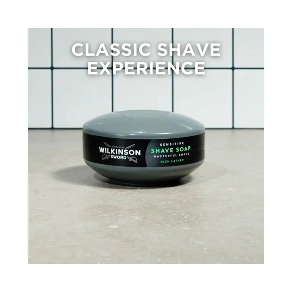 Wilkinson Sword Sensitive Shave Soap 125g - Image 6